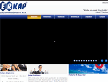 Tablet Screenshot of erkap.com.tr